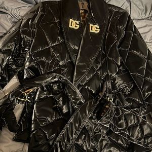 Dolce & Gabbana coat with mittens